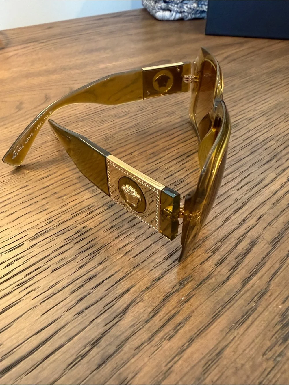 Versace Women’s Amber Brown Gradient Square Sunglasses